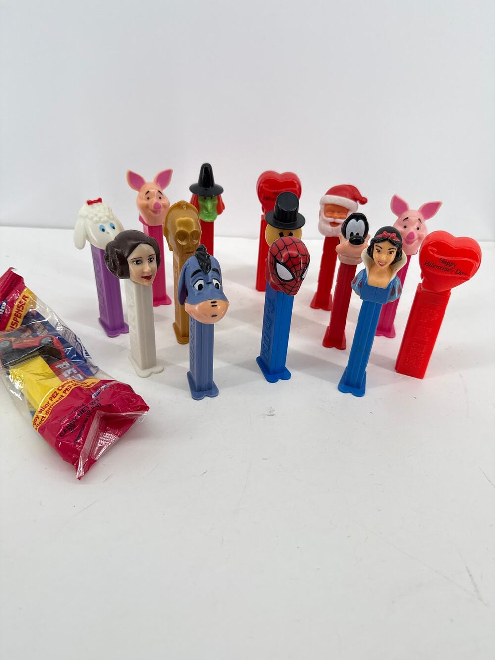 Vintage PEZ Dispenser Lot Disney Marvel Star Wars Holiday Valentine 1990s